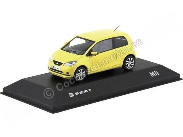 COCHESDEMETAL.ES 2012 SIÈGE MII JAUNE SUNLOW 1:43 SIÈGE AUTOEMOCION 25