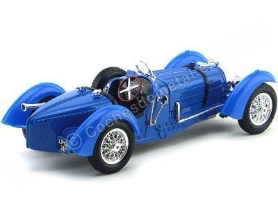 Cochesdemetal.es 1934 Bugatti Type 59 Azul 1:18 Bburago 12062 2