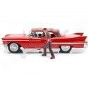 Carsdemetal.es 1958 Cadillac Series 62 "Nightmare at Helm Street" + Freddy Krueger 1:24 Jada Toys 31102 253255004