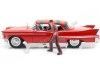 Carsdemetal.es 1958 Cadillac Series 62 "Nightmare at Helm Street" + Freddy Krueger 1:24 Jada Toys 31102 253255004