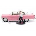 Cochesdemetal.es 1955 Cadillac Fleetwood Series 60 "Elvis Presley" Rosa 1:24 Jada Toys 31007
