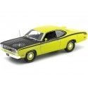 Cochesdemetal.es 1971 Plymouth Duster 340 Hardtop Yellow 1:18 Auto World AMM1154