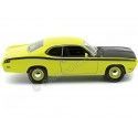 Cochesdemetal.es 1971 Plymouth Duster 340 Hardtop Yellow 1:18 Auto World AMM1154