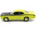 Cochesdemetal.es 1971 Plymouth Duster 340 Hardtop Yellow 1:18 Auto World AMM1154