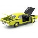 Cochesdemetal.es 1971 Plymouth Duster 340 Hardtop Yellow 1:18 Auto World AMM1154