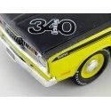 Cochesdemetal.es 1971 Plymouth Duster 340 Hardtop Yellow 1:18 Auto World AMM1154