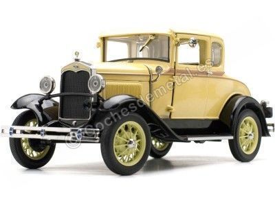 1931 Ford model A Coupe Bronson Yellow 1:18 Sun Star 6135 Cochesdemetal.es