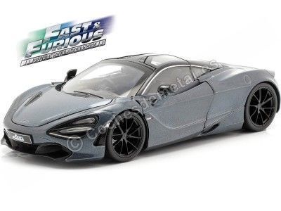 Cochesdemetal.es 2018 McLaren 720S "Fast & Furious Hobbs & Shaw" Gris 1:24 Jada Toys 30754 253203036