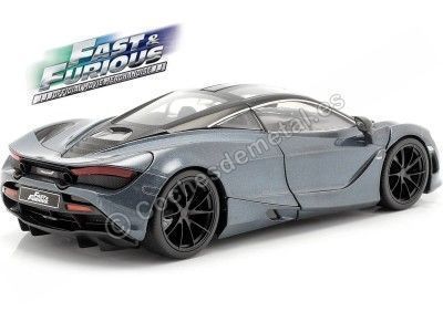 Carsdemetal.es 2018 McLaren 720s "Fast & Furious Hobbs & Shaw" Gray 1:24 Jada Toys 30754 253203036 2