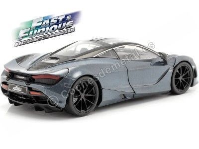 Cochesdemetal.es 2018 McLaren 720S "Fast & Furious Hobbs & Shaw" Gris 1:24 Jada Toys 30754 253203036 2