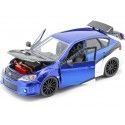 Cochesdemetal.es 2009 Subaru Impreza Sti "Fast & Furious" Azul-Plata 1:24 JADA TOYS 99514 253203026