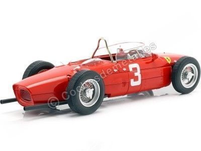 Cochesdemetal.es 1961 Ferrari 156 Sharknose Nº3 Von Trips Ganador GP F1 Holanda 1:18 CMR167 2