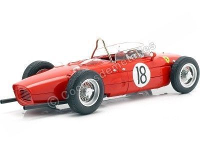 1961 Ferrari 156 Sharknose Nº18 Richie Ginther Ganador GP F1 Francia 1:18 CMR174 Cochesdemetal.es 2