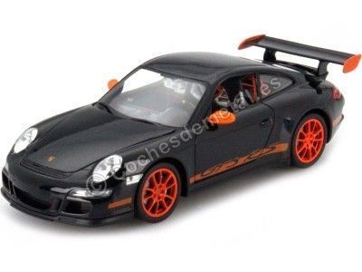 Carsdemetal.es 2006 Porsche 911 (997) GT3 RS Black 1:24 Welly 22495