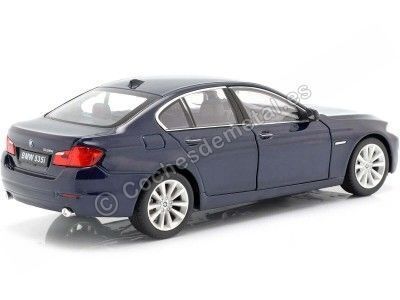 2010 BMW 535i (F10) Azul 1:24 Welly 24026 Cochesdemetal.es 2