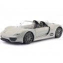Carsdemetal.es 2013 Porsche 918 Spyder Gray 1:24 Welly 24031