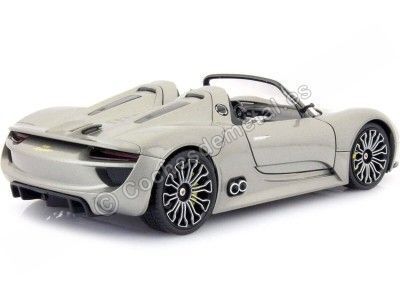Carsdemetal.es 2013 Porsche 918 Spyder Gray 1:24 Welly 24031 2