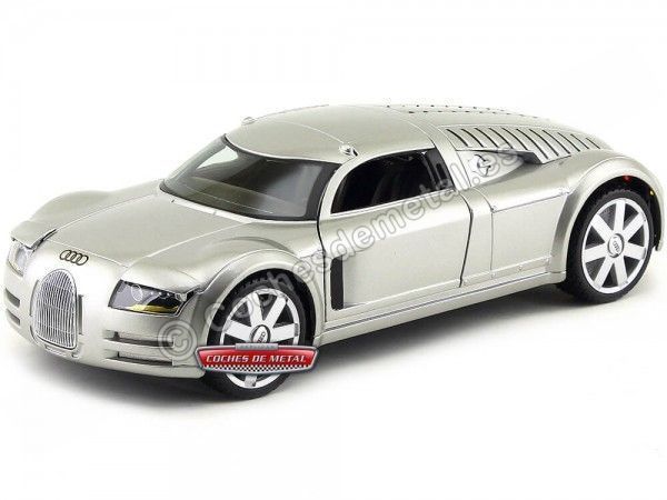 2000 Audi Supersportwagen Concept "Rosemeyer" Aluminio 1:18 Maisto 31625 Cochesdemetal 1 - Coches de Metal 