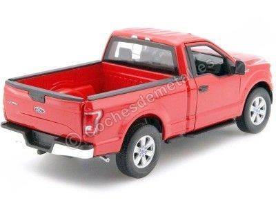 Cochesdemetal.es 2015 Ford F-150 Pickup de cabine régulière Rojo 1:24 Welly 24063 2