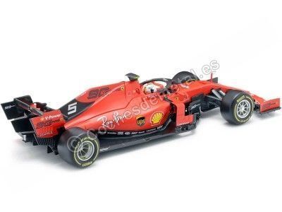 Cochesdemetal.es 2019 Scuderia Ferrari SF90 Nº5 Sebastian Vettel 1:18 Bburago 16807V 2