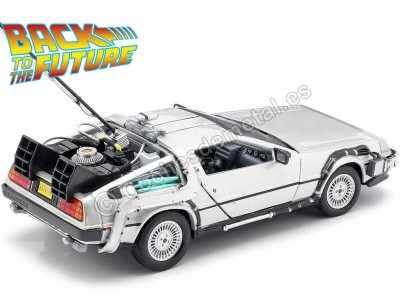 Carsdemetal.es 1985 DeLorean DMC 12 "de volta ao futuro I" 1:24 Welly 22443 2