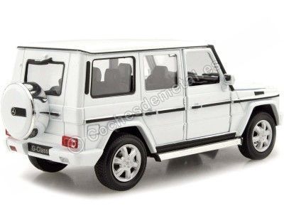 Cochesdemetal.es 2015 Mercedes-Benz Classe G (W463) Blanc 1:24 Welly 24012 2