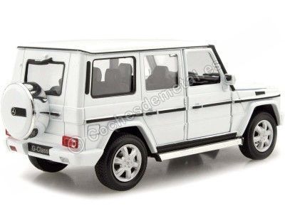 Carsdemetal.es 2015 Mercedes-Benz G-Klasse (W463) Branco 1:24 bem 24012 2