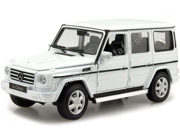 Cochesdemetal.es 2015 Mercedes-Benz Classe G (W463) Blanc 1:24 Welly 24012