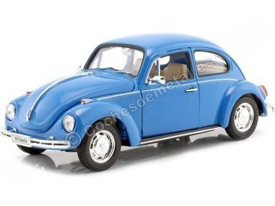 Carsdemetal.es 1959 Volkswagen VW Kafer Hard Top Blue 1:24 Welly 22436