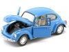 Carsdemetal.es 1959 Volkswagen VW Kafer Hard Top Blue 1:24 Welly 22436