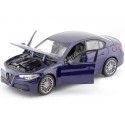 Cochesdemetal.es 2016 Alfa Romeo Giulia Azul Metalizado 1:24 Bburago 21080