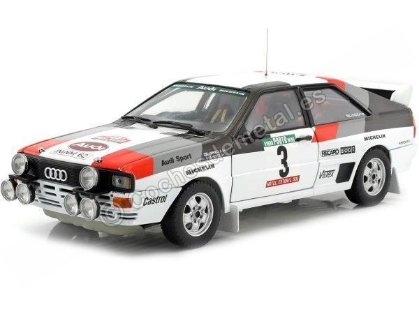 Cochesdemetal.es 1983 Audi Quattro A1 Winner Rallye de Portugal 1:18 Sun Star 4229