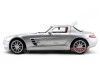 Cochesdemetal.es 2010 Mercedes-Benz SLS AMG Gullwing Gris 1:18 Maisto 31389