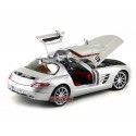 Cochesdemetal.es 2010 Mercedes-Benz SLS AMG Gullwing Gris 1:18 Maisto 31389