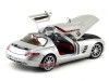 Cochesdemetal.es 2010 Mercedes-Benz SLS AMG Gullwing Gris 1:18 Maisto 31389