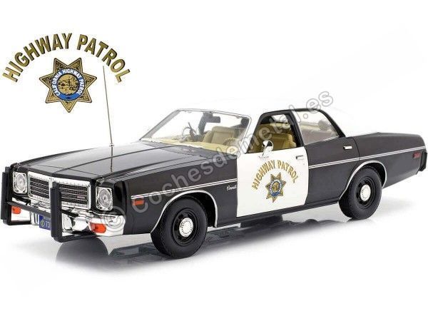 Cochesdemetal.es 1975 Dodge Coronet "California Highway Patrol" 1:18 Greenlight 19075