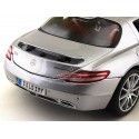 Cochesdemetal.es 2010 Mercedes-Benz SLS AMG Gullwing Gris 1:18 Maisto 31389