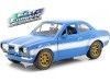 Cochesdemetal.es 1970 Ford Escort I RS 1600 FAV "Fast & Furious 6" Bleu / blanc 1:24 JADA TOYS 99572 253203024