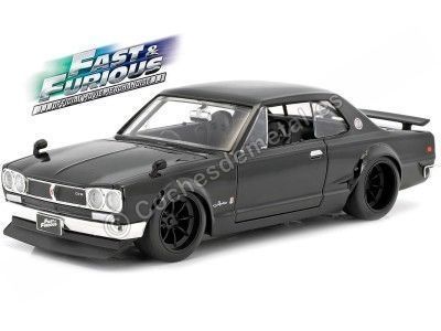 Cochesdemetal.es 1971 Nissan Skyline 2000 GTR KPGC10 "Fast & Furious 5" Black 1:24 JADA TOYS 99686 253203004