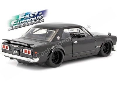 Cochesdemetal.es 1971 Nissan Skyline 2000 GTR KPGC10 "Fast & Furious 5" Black 1:24 JADA TOYS 99686 253203004 2