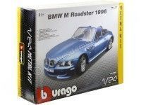 1996 BMW M Roadster Azul "Metal Kit" 1:24 Bburago 18-25043