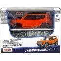 Carsdemetal.es 2014 jeep renegade laranja "kit de metal" 1:24 maisto 39282