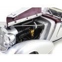 Cochesdemetal.es 1939 Horch 855 Spezial Roadster Granate-Plata 1:18 Sun Star 2402