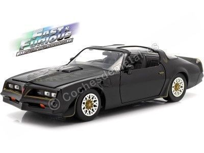 1977 Pontiac Firebird Trans AM "Fast & Furious IV" Black 1:24 Jada Toys 30756 Cochesdemetal.es