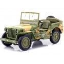 Cochesdemetal.es 1941 Jeep Willys 4x4 MB Medical US Army Verde Camuflaje 1:18 Auto World AWML005A