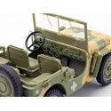 Cochesdemetal.es 1941 Jeep Willys 4x4 MB Medical US Army Verde Camuflaje 1:18 Auto World AWML005A