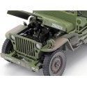 Cochesdemetal.es 1941 Jeep Willys 4x4 MB US Army Verde Oliva Sucio 1:18 Auto World AWML005B