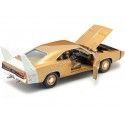 Cochesdemetal.es 1969 Dodge Charger Daytona MCACN Metallic Gold 1:18 Auto World AMM1168