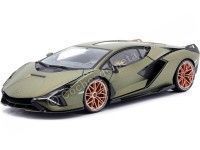 2019 Lamborghini Sian FKP 37 Verde Oliva 1:18 Bburago 11046