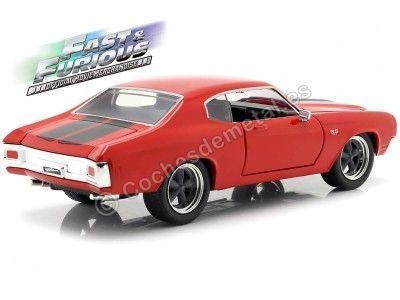 1970 Chevrolet Chevelle "Fast & Furious" Red 1:24 Jada Toys 97193/253203009 Cochesdemetal.es 2